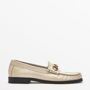 Massimo dutti leather loafers
